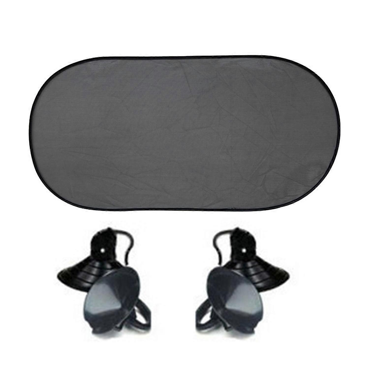 Universal Car Rear Window Sunshade with Suction Cup UV Protection Folding Auto Rear Window Sunshade
