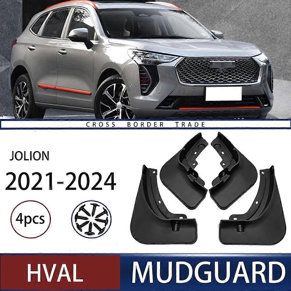 For Haval Jolion 2021-2024 Splash Guards Mud Flaps Car Accessories Mudguard Protector Auto Parts