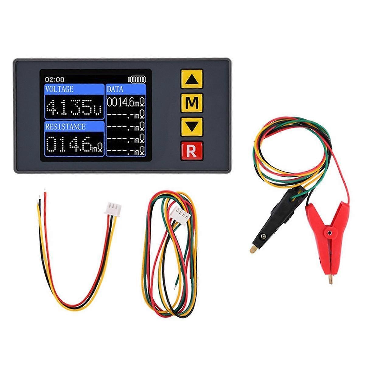 TS457 Voltage Internal Resistance Tester AC 4-Wire Method Voltage Meter Internal Resistance Test De