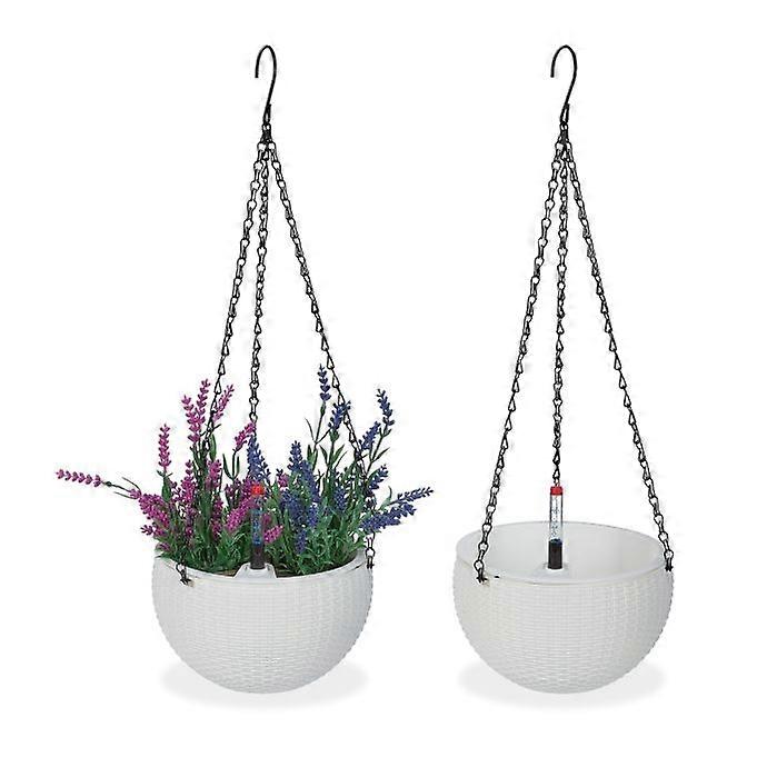 Hängeampel mit Wasserbehälter 2er Set