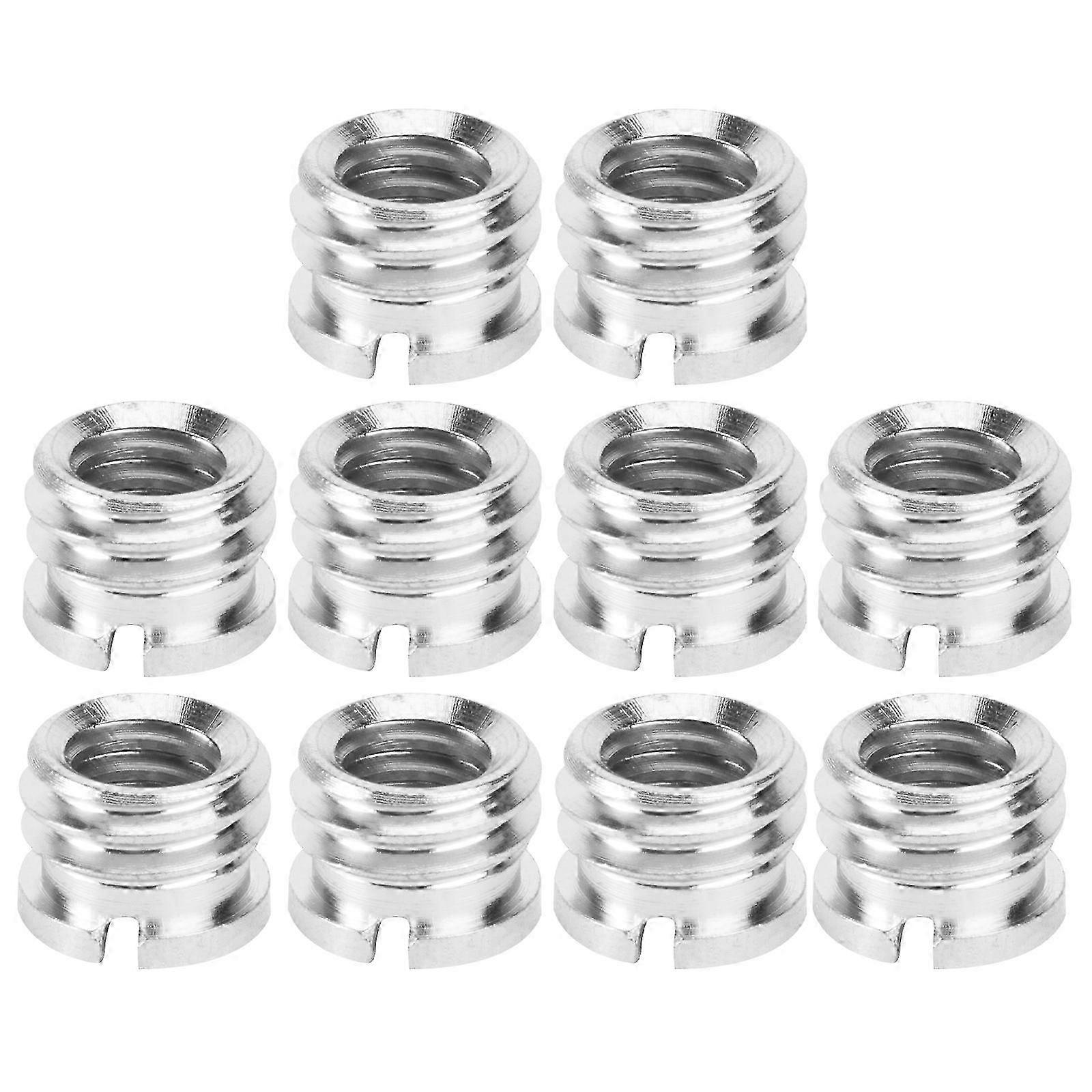 high quality1/4" To 3/8" Camera Tripod Thread Adapter Convert Nut Screw Adapter(10pcs)