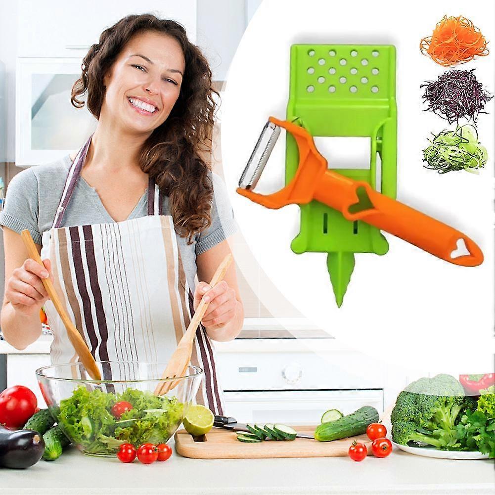 Fruit and Vegetable Peeler Swivel Blades Tool Multi Functional and Multi Peeler
