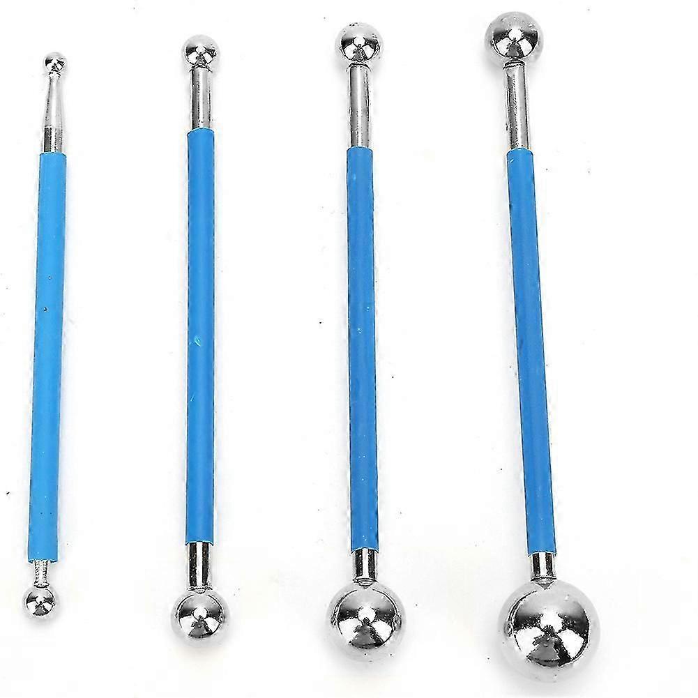 4Pcs Double Steel Pressed Ball Ceramic Floor Grout Glue Scraping Construction Tools