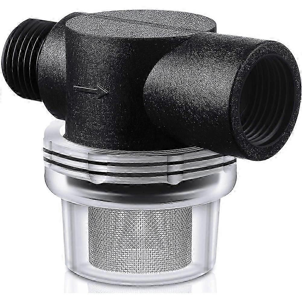 Water Pump Strainer Filter, RV Replacement 1/2 Inch Twist-on Pipe Strainer Compatible with WFCO or