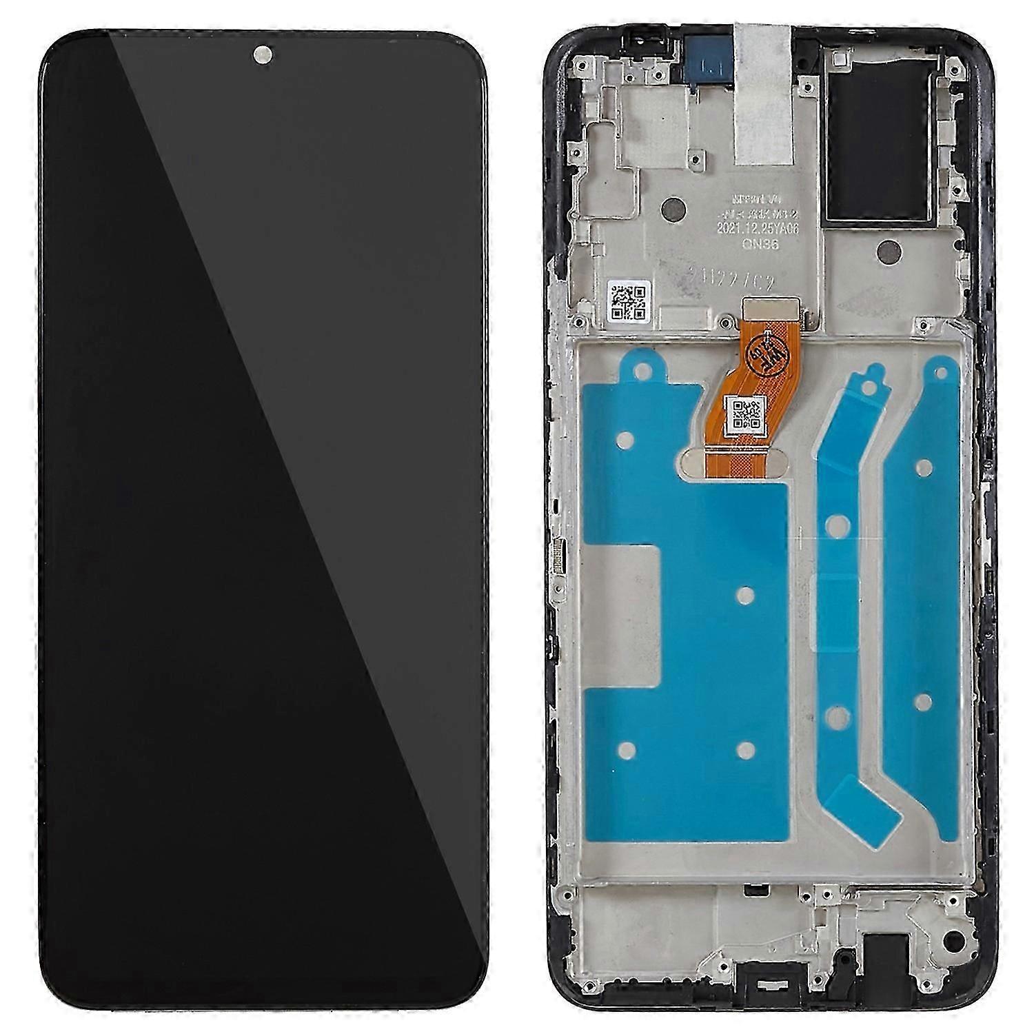 Compatible with Honor Play 30 Plus 5G/X7 OEM Grade S LCD Screen and Digitizer Assembly+Frame