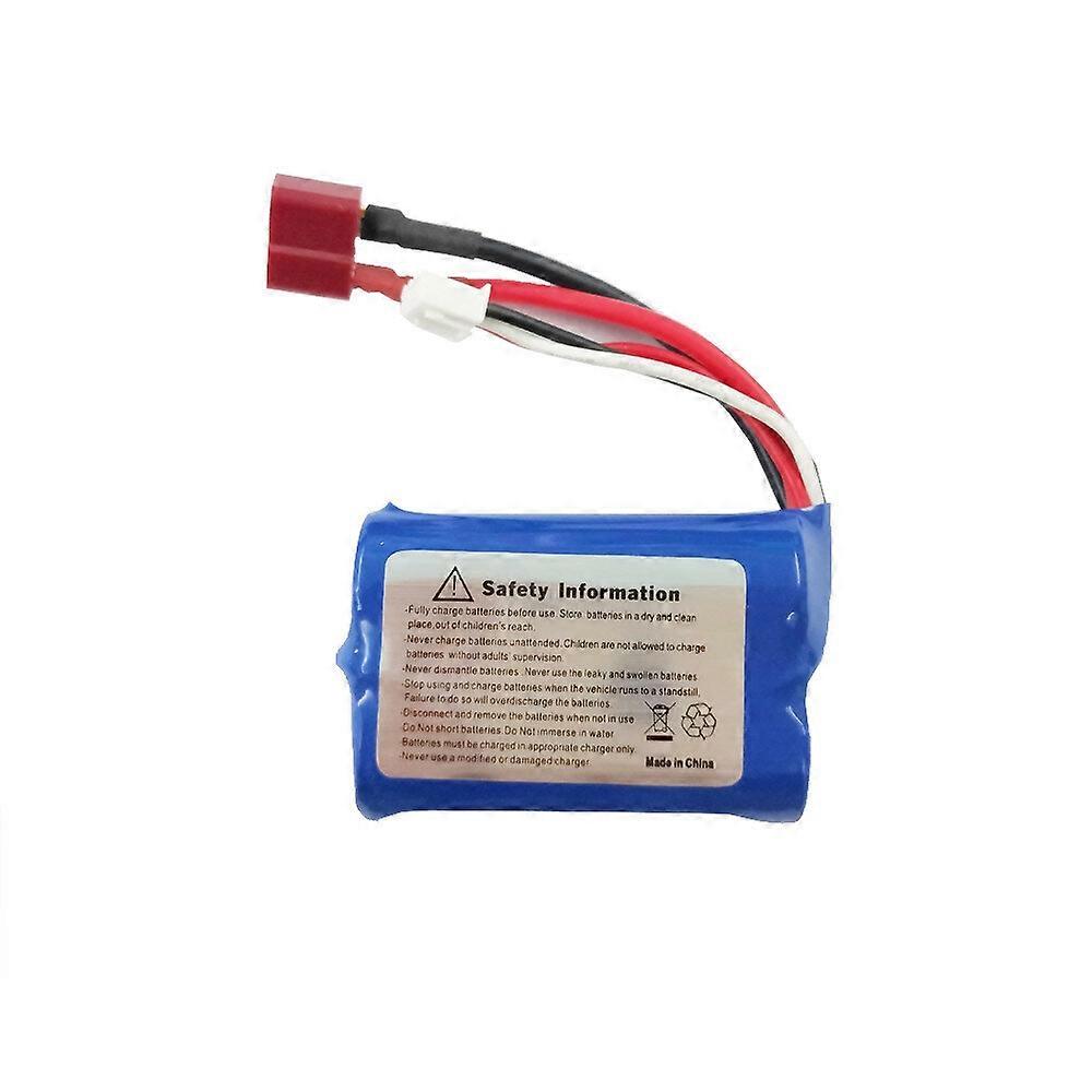 HBX M16120T 7.4V 1500mAh 15C 2S Li-ion Battery T Plug for 16889 1601 Brushed Brushless RC Car Vehicl