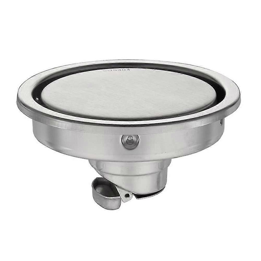 Gulvafløb 304 Rustfrit stål Badeværelse Gulvafløb Rund rist lugtsikker til brusebad