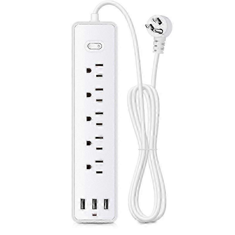 Universal Electrical Socket Extension Cable 8 in 1 Power Strip for Office Home