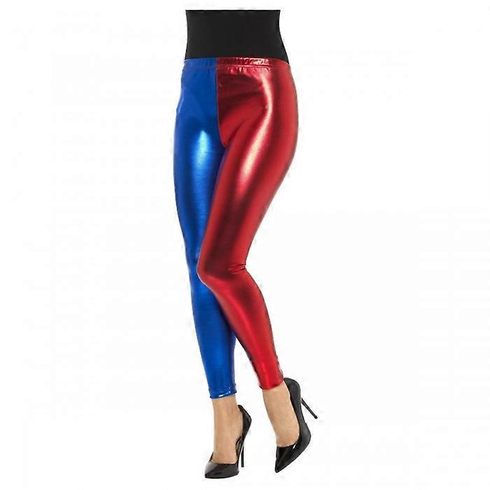 Smiffys Womens/Ladies Jester Metallic Leggings