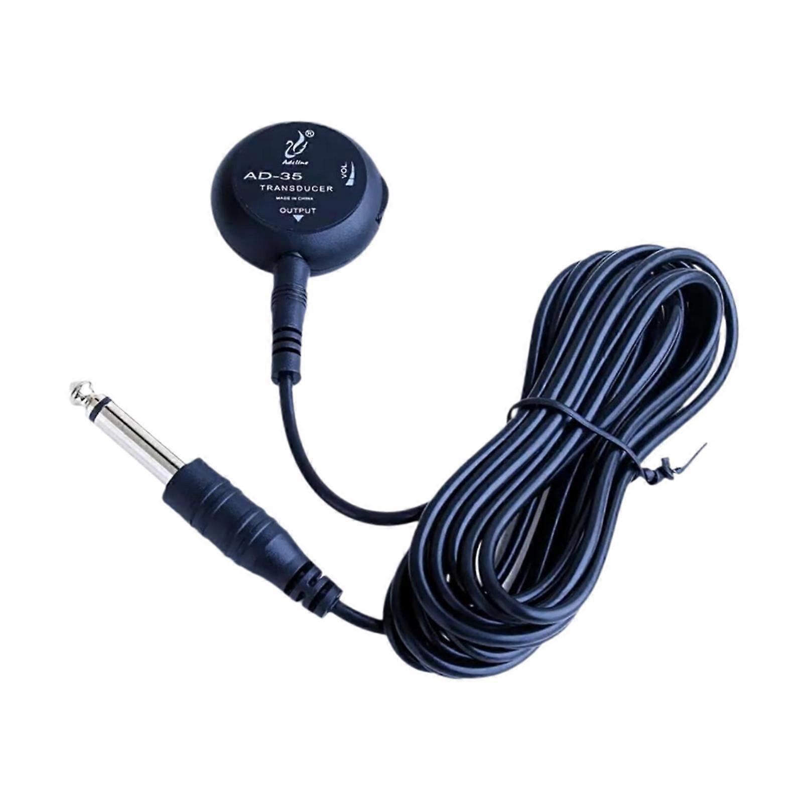 ウクレレピックアップとギター用オーディオケーブルバイオリンピックアップ ウクレレバイオリン