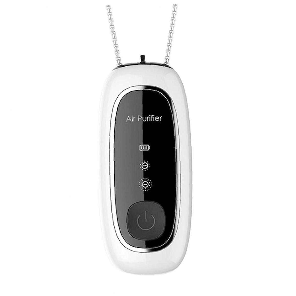 Purificatore d'aria portatile USB Negativo ionizzato con collana pendente nero