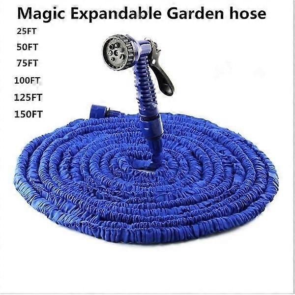 25FT To 150FT Expandable Garden Hose With High Pressure Water Gun Ideal For Garden And Car Washing Durable Lightweight Flexible Water Hose
