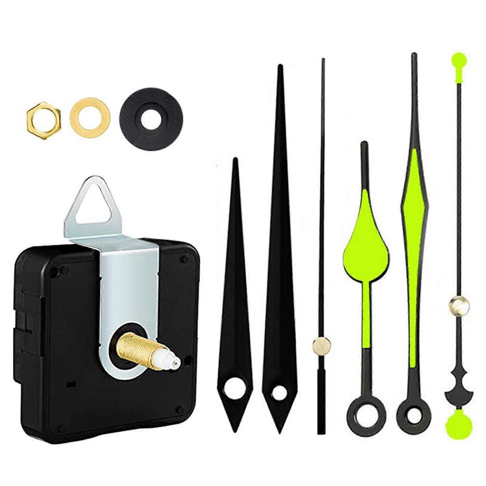 High Accuracy Clock Movement Mechanism DIY Clock Repair Tool Set with Noiseless Movement Clock Hands Wall Repair Tools