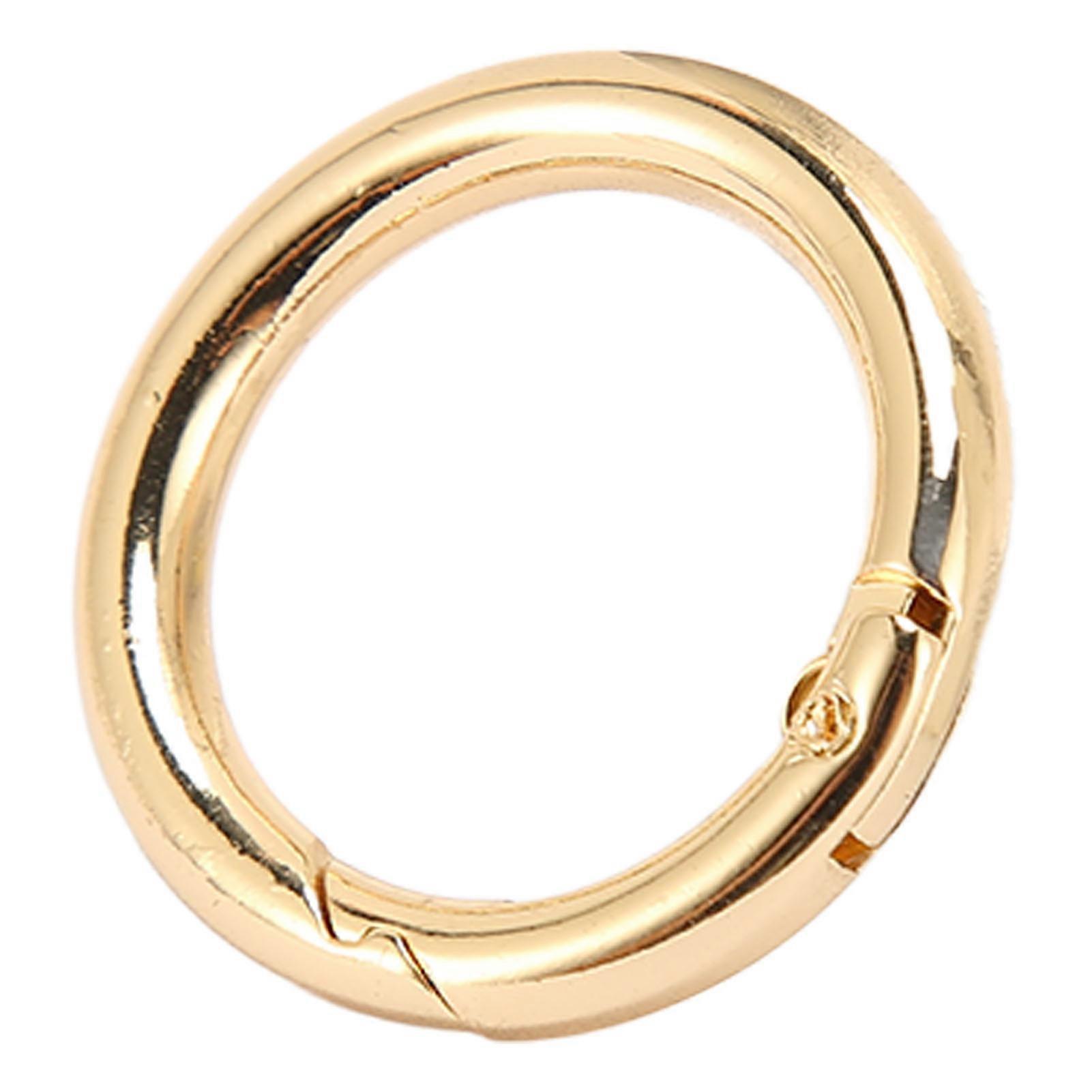 20pcs Spring Ring Clasps Copper DIY Clasps for Necklaces and Bracelets