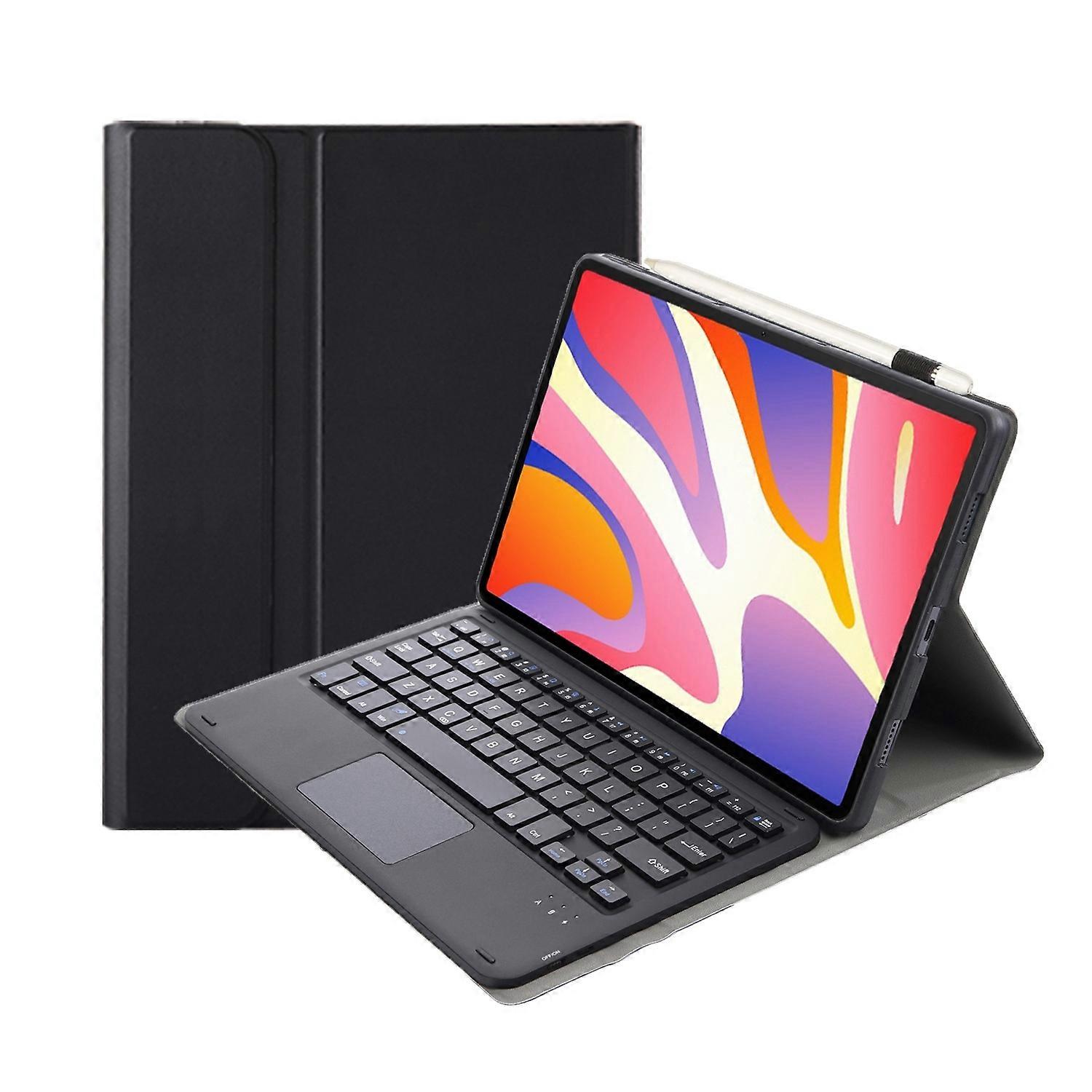 (New) AH21-A Ultra-thin Detachable Bluetooth Keyboard Leather Tablet Case with Touchpad For Huawei MatePad SE 11 2024(AH21-A)