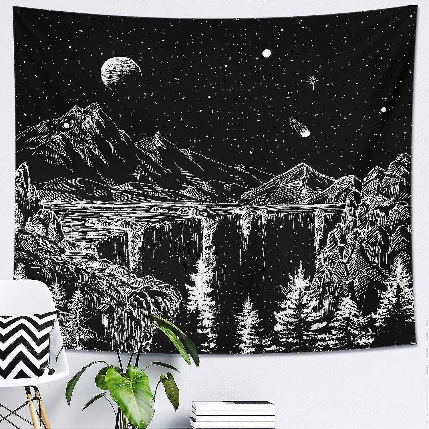Starry Night Tapestry 59x51 inches