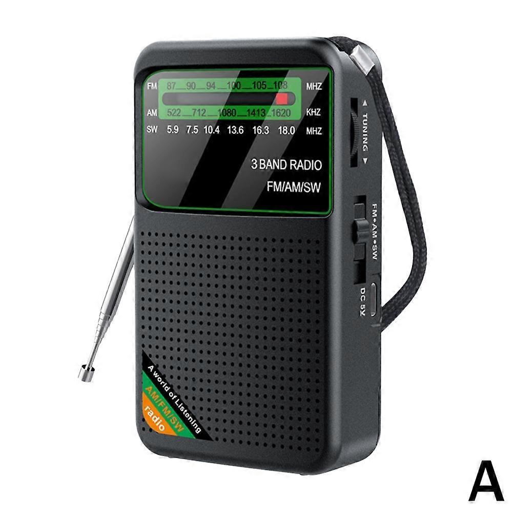 Emergency Pocket Radio FM AM SW Radio Best Reception Transistor Radio for Elder