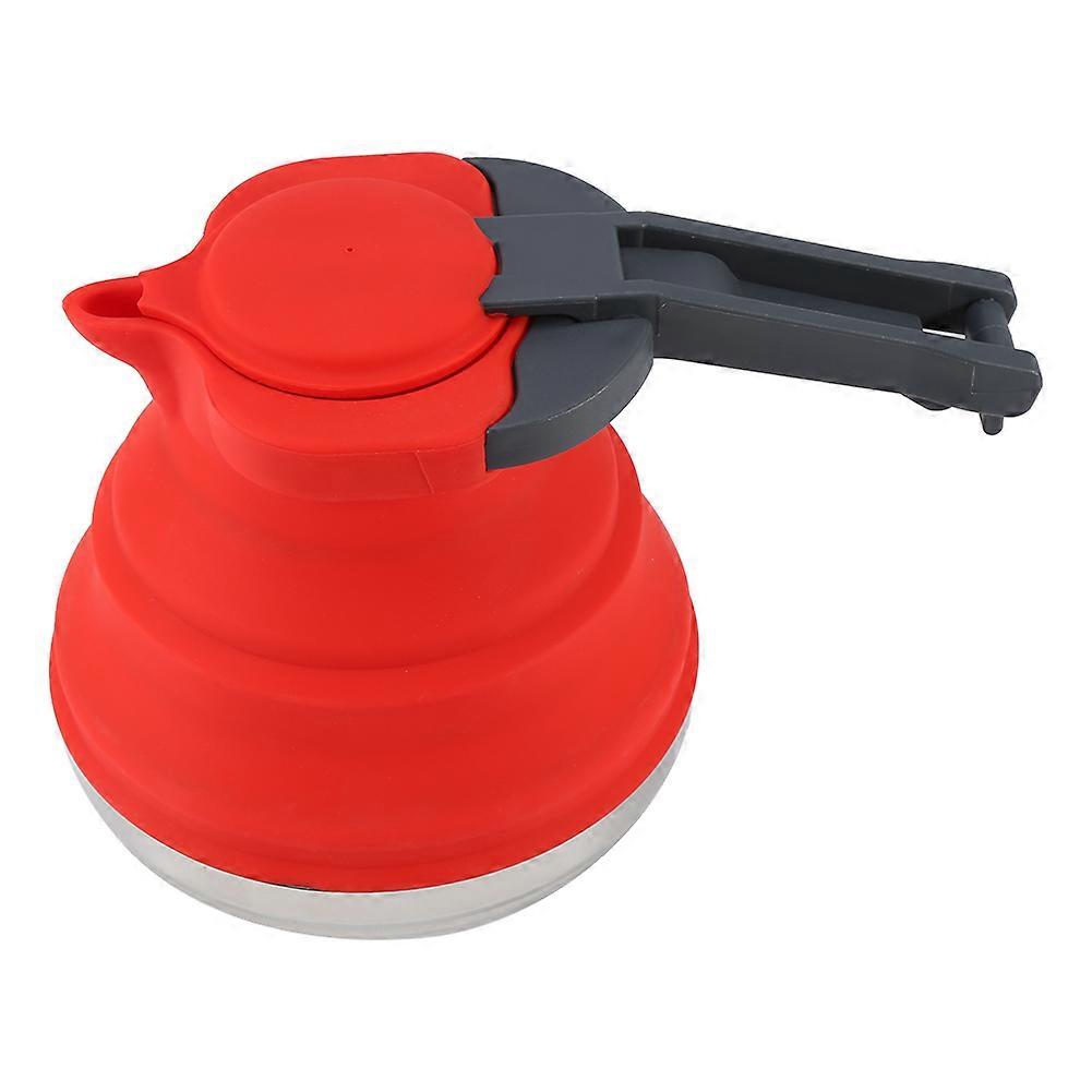 Foldable silicone kettle for outdoor hiking camping and