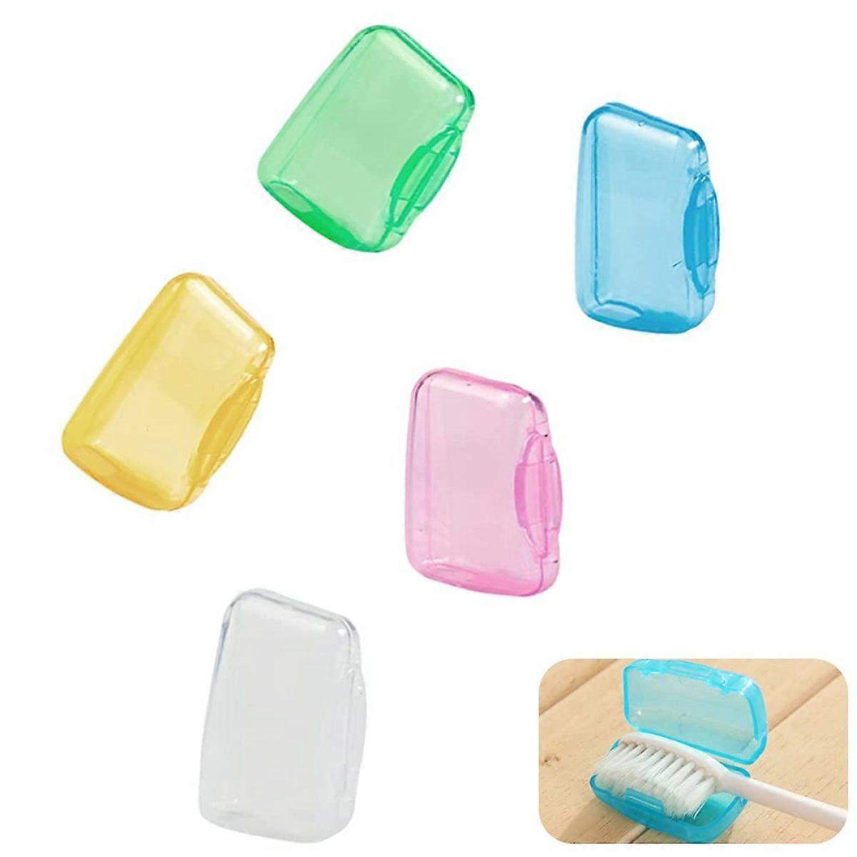 5pcs 5pcs per pack (mixed color)-toothbrush head cover
