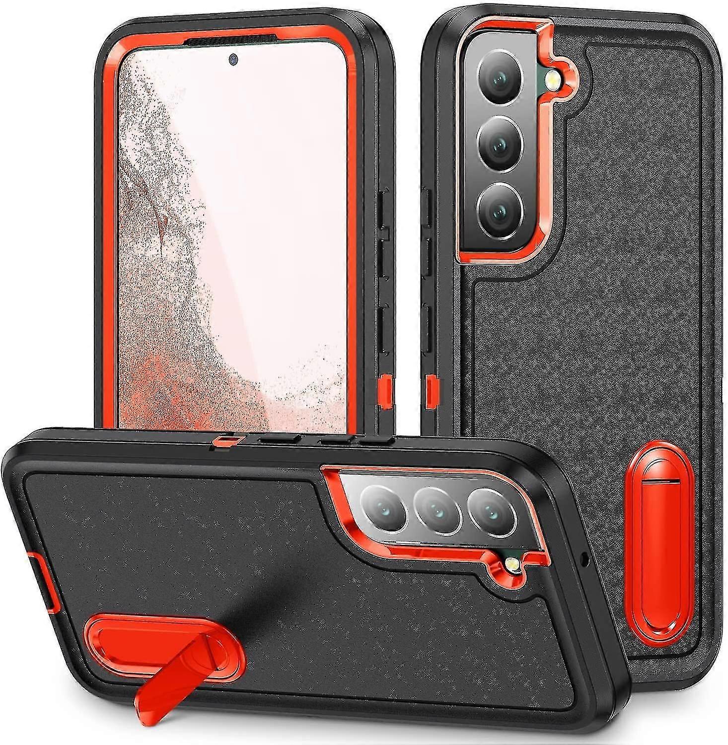 Protective Case Compatible With Samsung Galaxy S22 With Kickstand