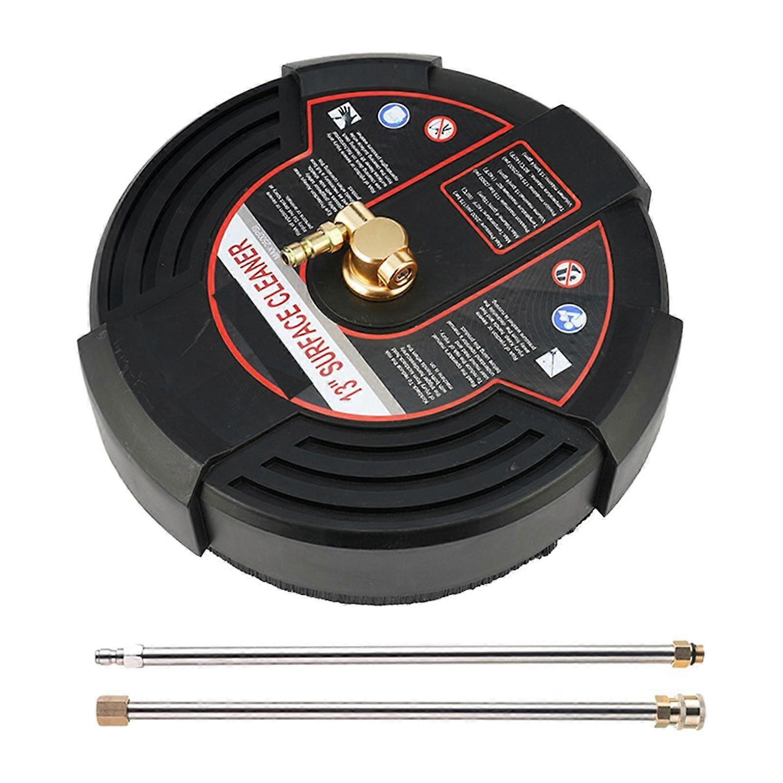 13 in Pressure Washer Surface Cleaner Scrubbing Brushes for Pathway Driveway