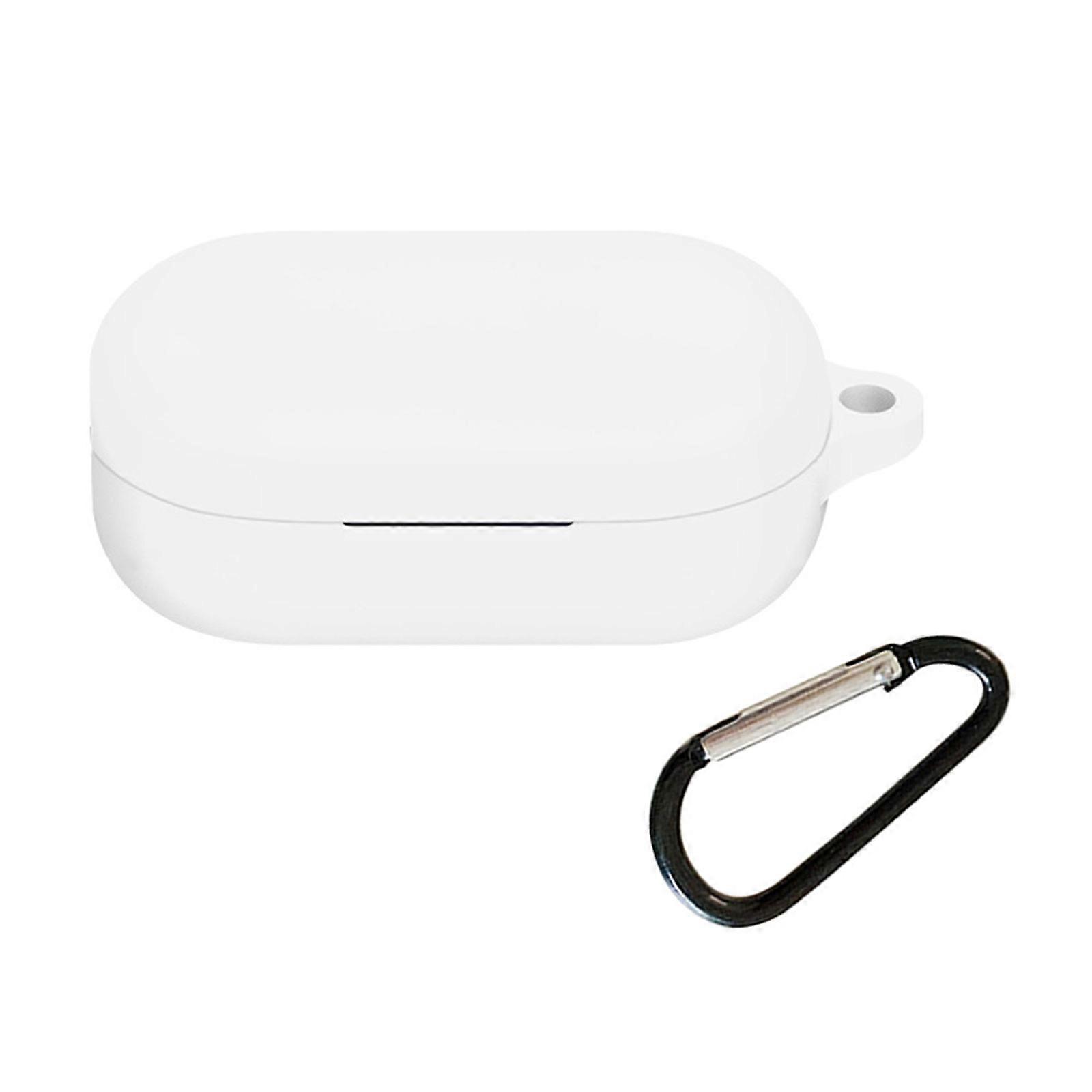 Stylish Protections Case Rubber Earphone Sleeve Reliable Case Practical Case Shockproof Sleeve Practical Case for Buds V White
