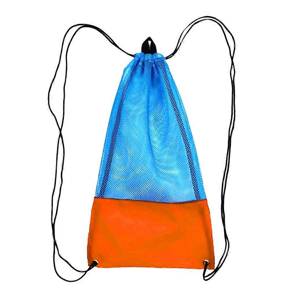 Drawstring Backpack Mesh gear pouch for Scuba Diving Swim Goggles Mask