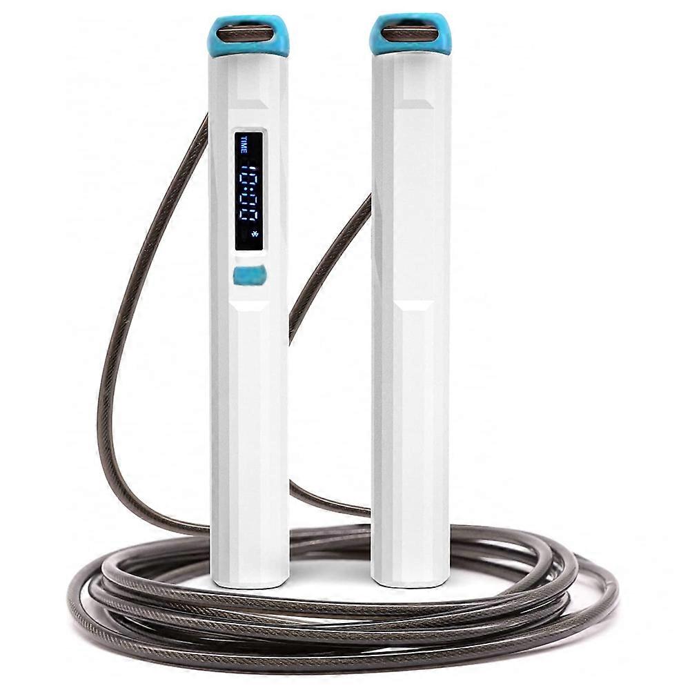 Polycarbonate Handles Smart Jump Rope, Durable Fitness Equipment with Magnetic Precision Sensors, Tangle-Free Design Ensures Smooth Operation,