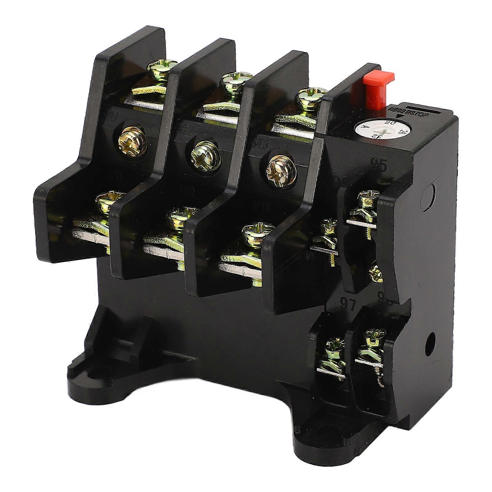 AC400V 20‑32A Thermal Overload Phase Failure Protection Temperature Compensation Electric Heat Relay Protector