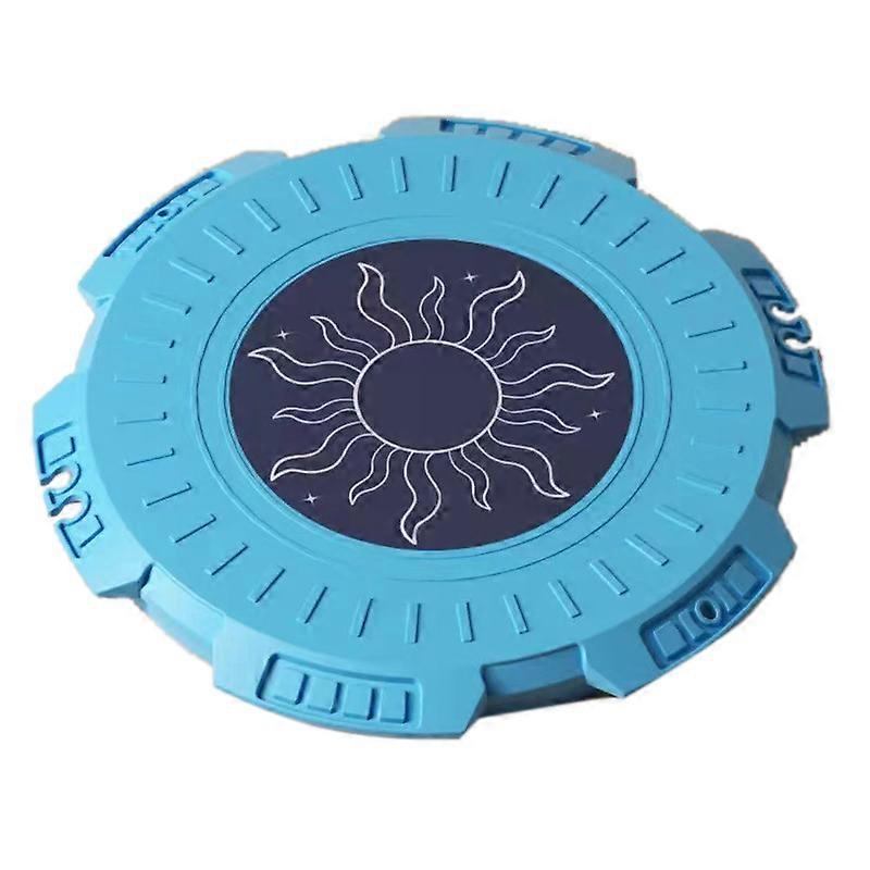 Twisting Board with Elastic Drawstring PP Large Size Mute Waist Twisting Disc for Home Fitness Blue