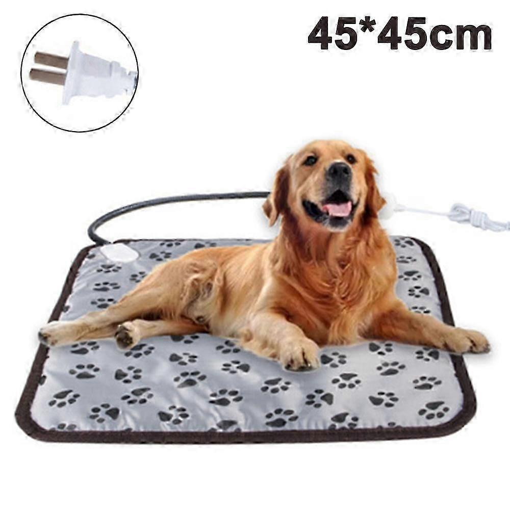 Heating Mat Pet Heating Pad Waterproof Heat Mat Warmer Heated Heating Panel Constant Temperature Electric Blanket Anti-Bite Line Temperature Setting f