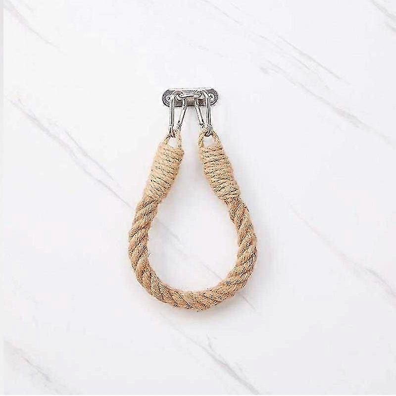 Hemp Rope Roll Holder Perforated Paper Storage