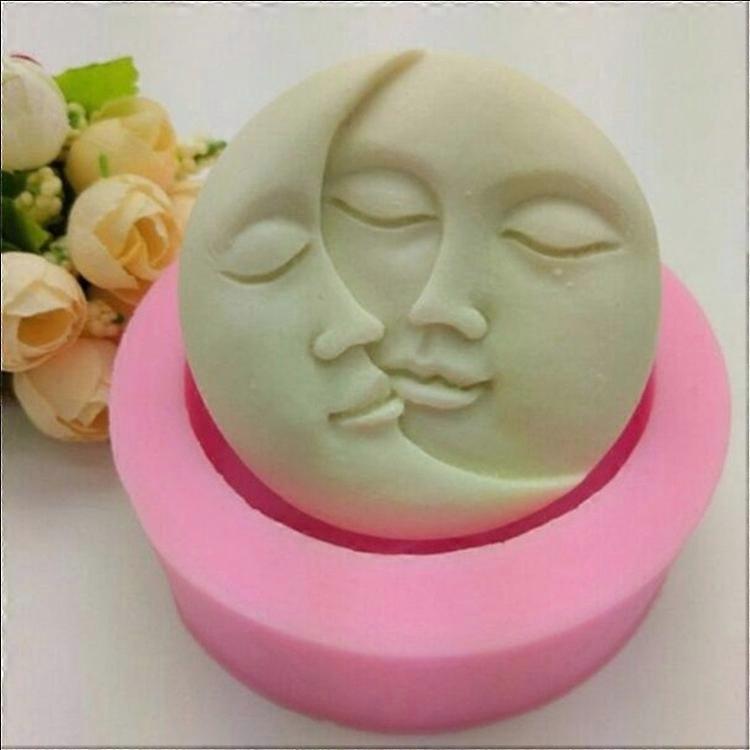 DIY Chocolate Cake Pudding Decoration Tool Face Silicone Model Baking Mold Face licone Model
