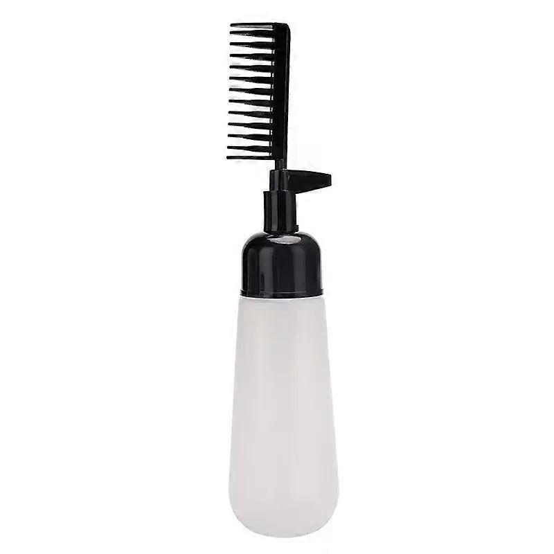 Hair Dyeing Shampoo Bottle With Comb Salon Dyeing Comb Bottle Empty Applicator Bottles Hair Coloring Brushes Comb Styling Tool