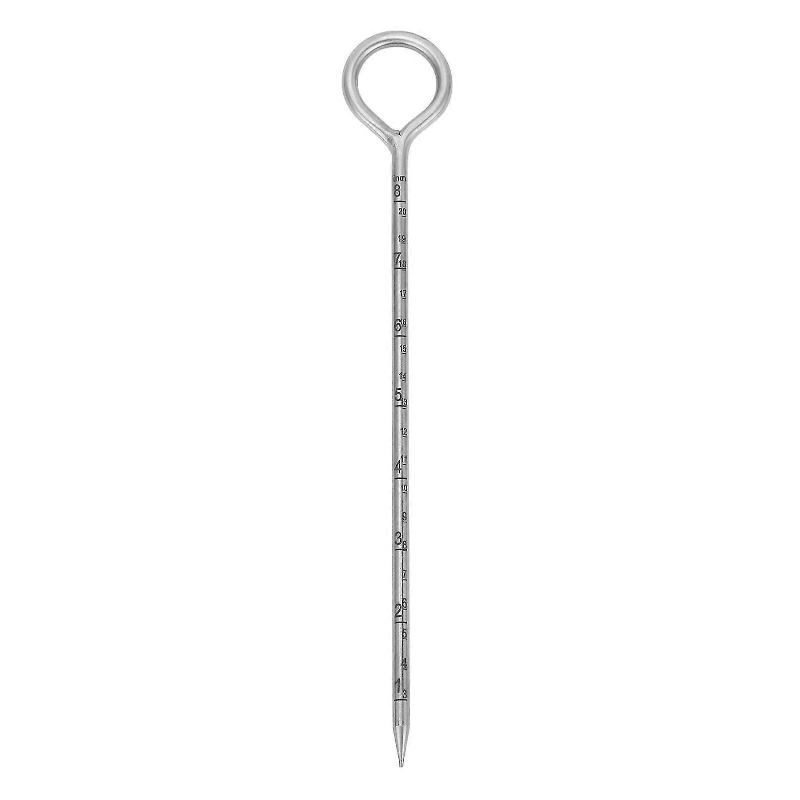 10 Inches Soil Sampler Probe Circular Handle Easy to Use Portable Stainless Steel Soil Probe for Plants Garden Farm