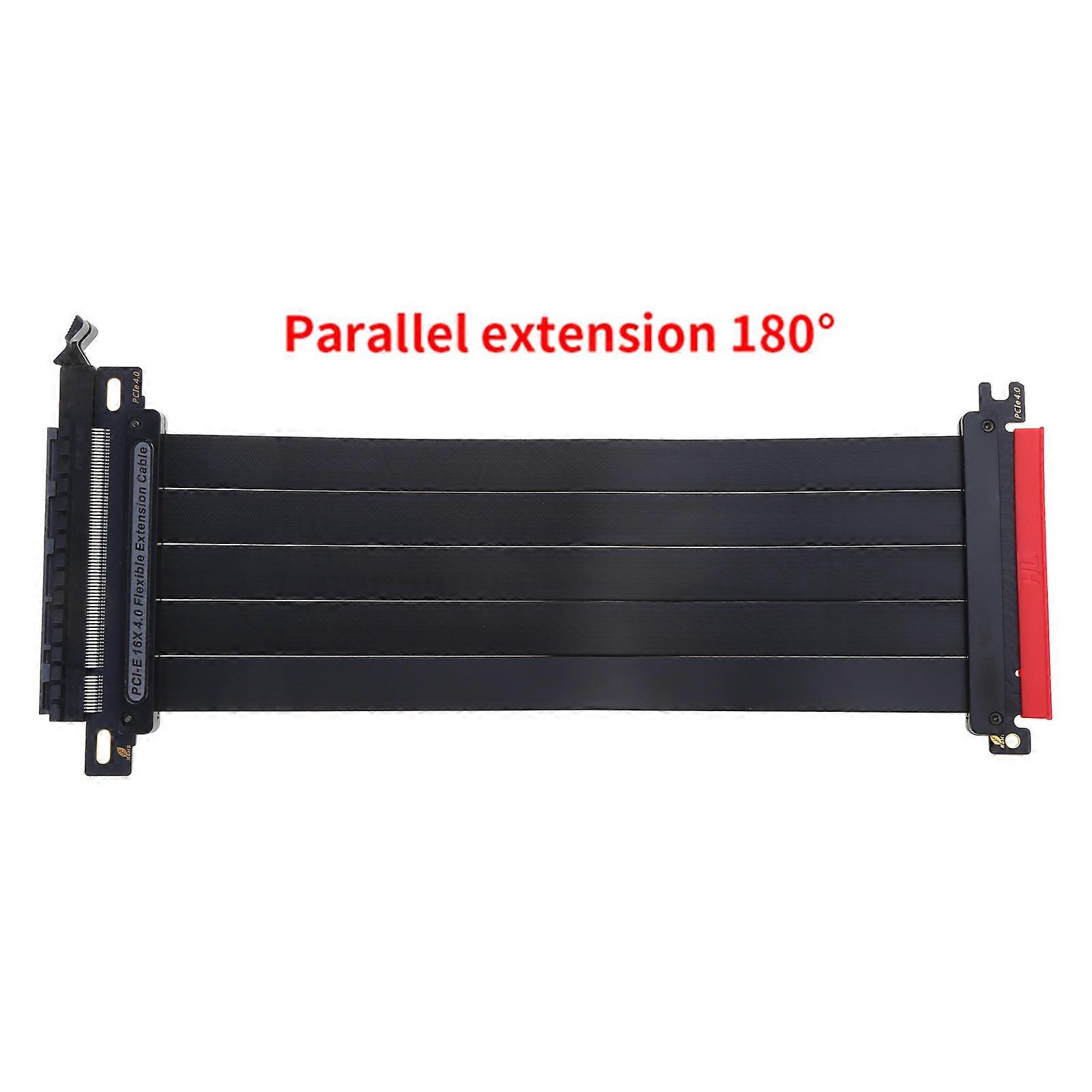 PCIe 3.0 16X Graphics Card Extension Cable 90/180/270 Degree PCI for Express Cable Computer Internal Components Multicolor