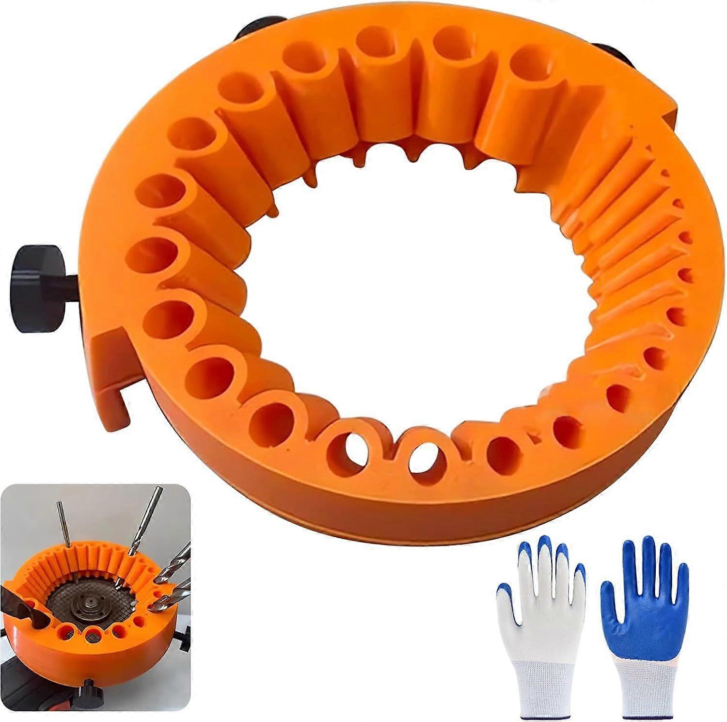 Handheld Drill Bit Sharpener for All Bits, Compatible with 125 mm Angle Grinder, Afilador De Brocas Angle Grinder Drill Bit Sharpener for 2 to 13 mm D