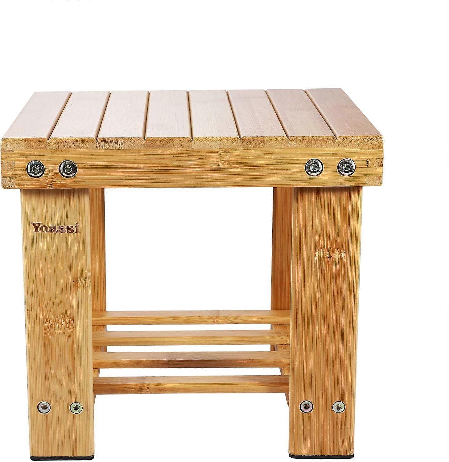 Bamboo Step Stool, Multi-Use, Portable, Stable Load Capacity