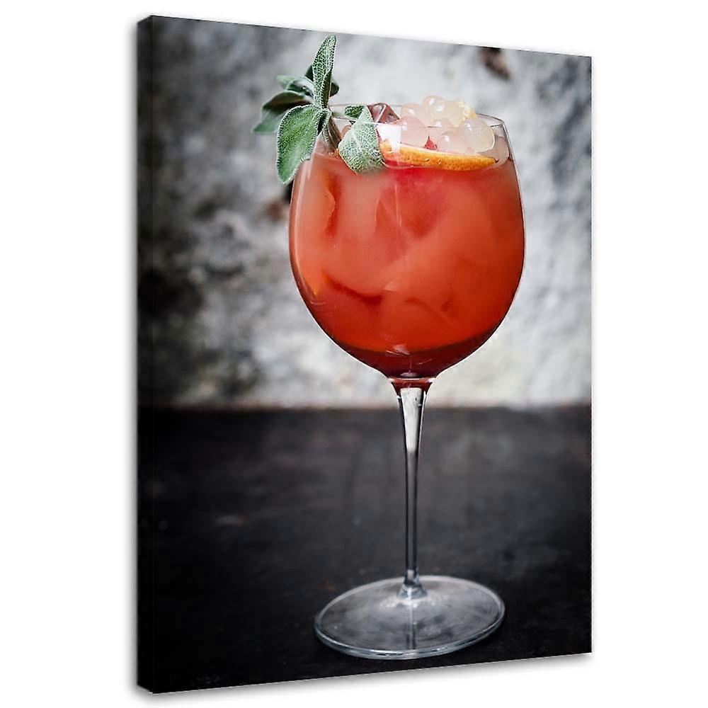 Obraz na plátně, Nápoj s ledem - 70x100