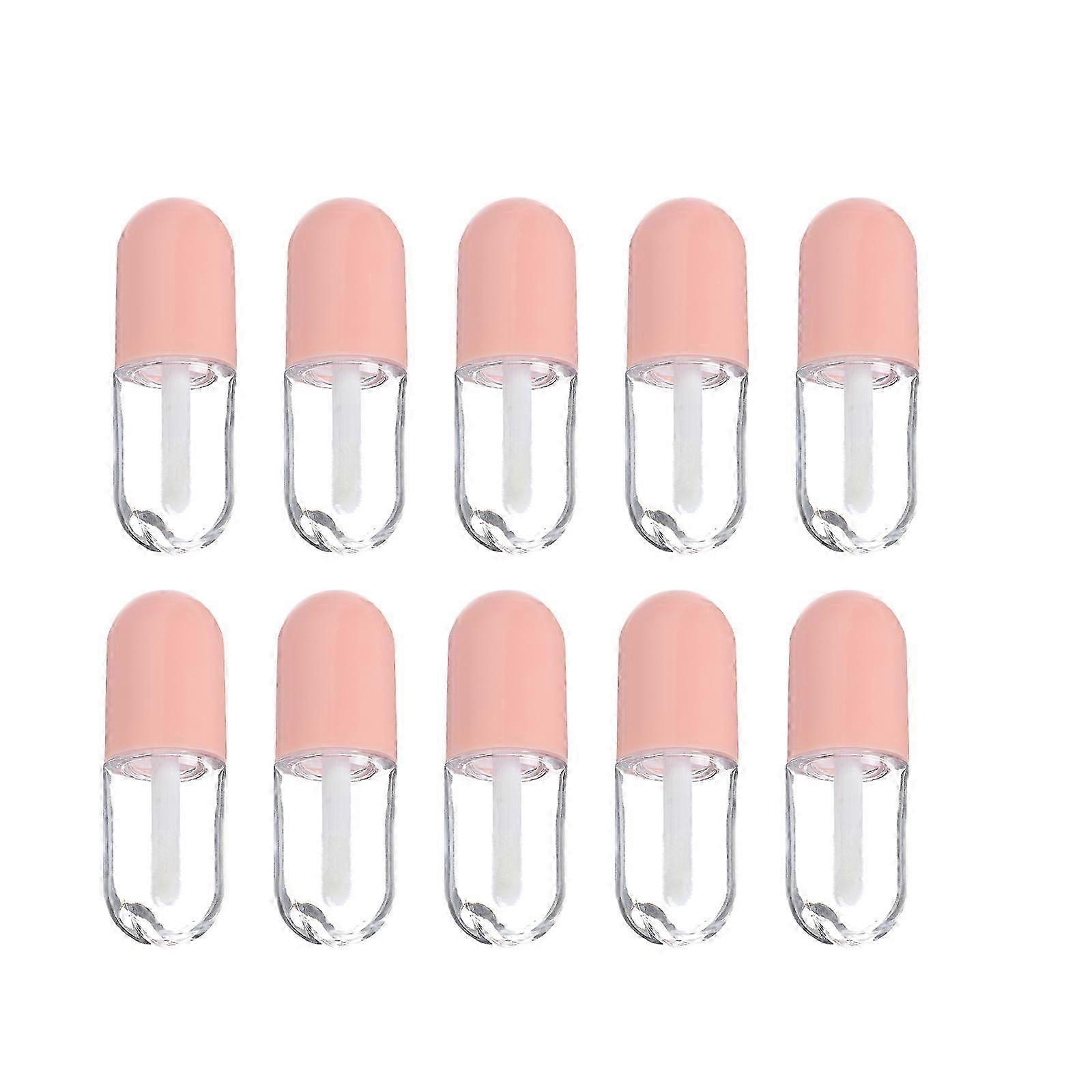 10PCS Small Lip Gloss Sub Tubes Compact Lip Glazes Bottles Lip Gloss DIY Tubes