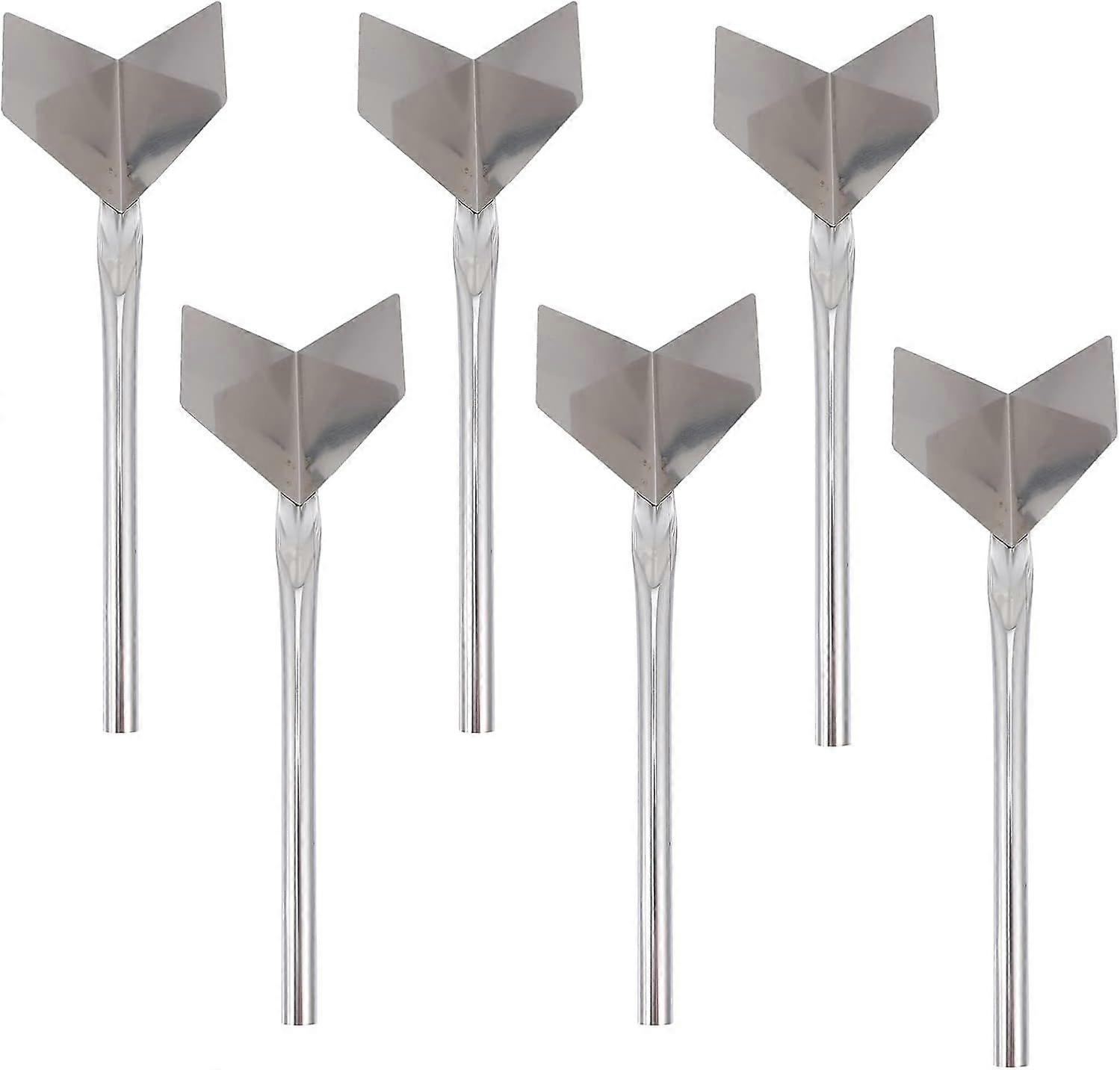 6 Pieces Plasterboard Concrete Corner Tool with Stainless Steel Handle Scraper Trowel,24X7. 5cm
