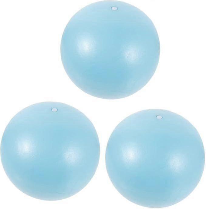 3pcs Pilates Ball Sky Blue PVC Small Ball Fitness Mini