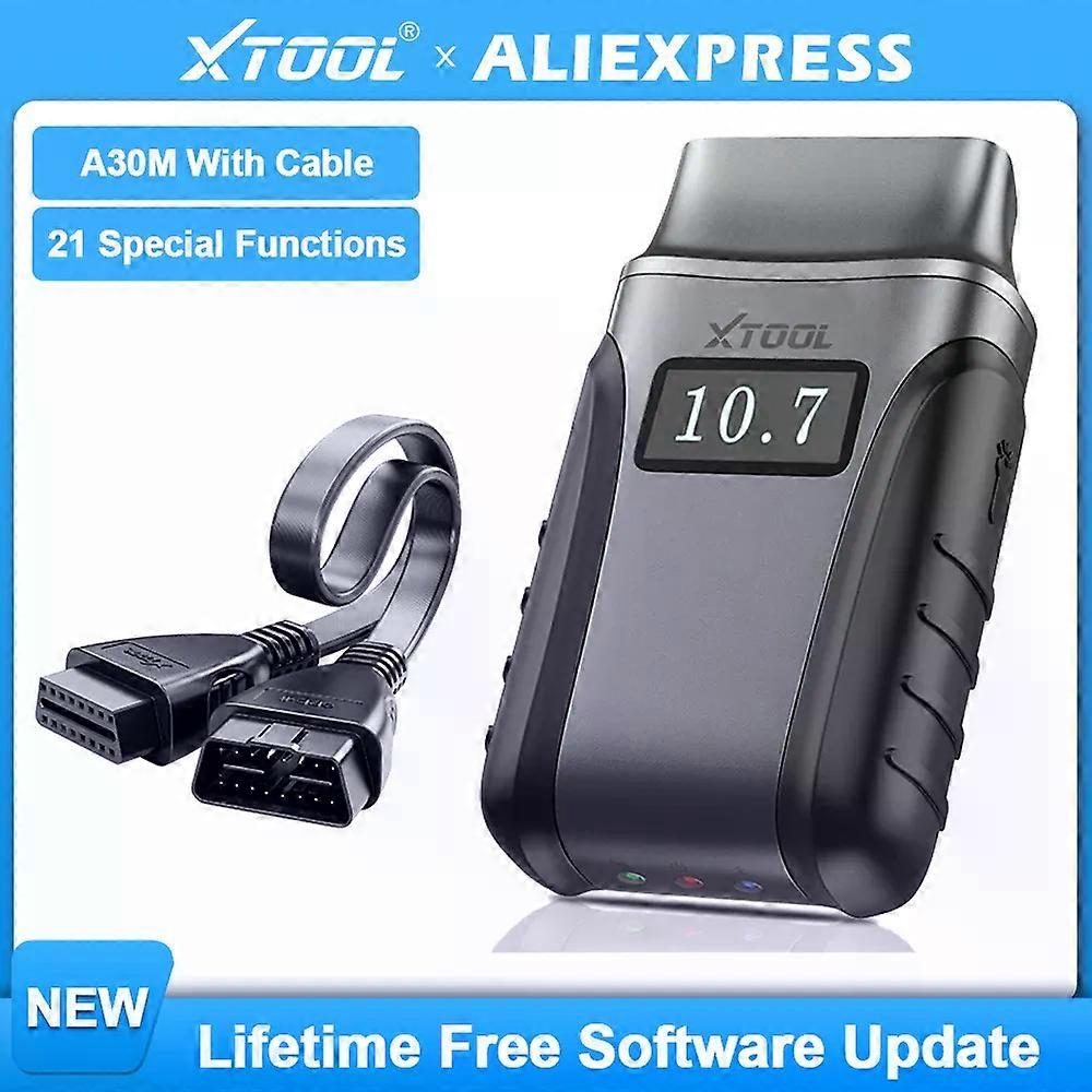 XTOOL A30M Anyscan Hot Version-oppdatering fra A30 A30D Full System All Car 23 Service OBD2 Bluetooth Diagnostic Tool Toveis