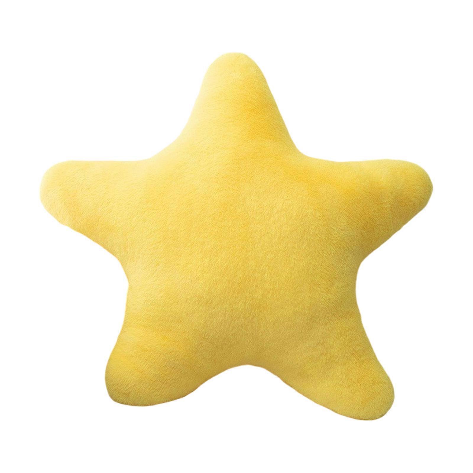 Coussin en peluche en polyester décoratif de qualité supérieure pour la maison chambre à coucher salon coussin doux jaune