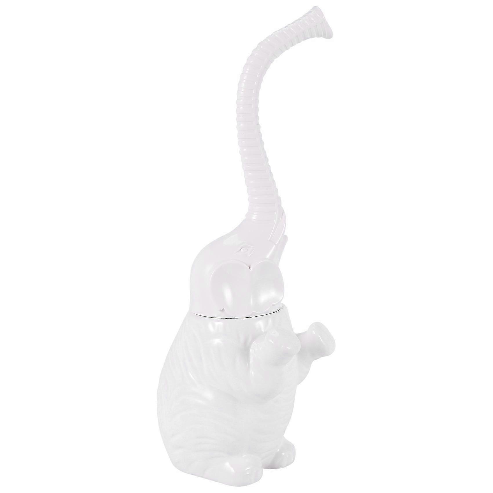 Elephant Toilet Brush,Bathroom Soft Bristled Toilet Brush Detachable Elephant Shape with long handl