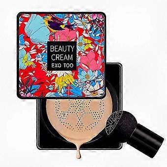 Pilzkopf-Foundation-Creme mit Luftkissen - Feuchtigkeitsspendender BB & CC Cream Concealer für ein makelloses Make-up-Finish