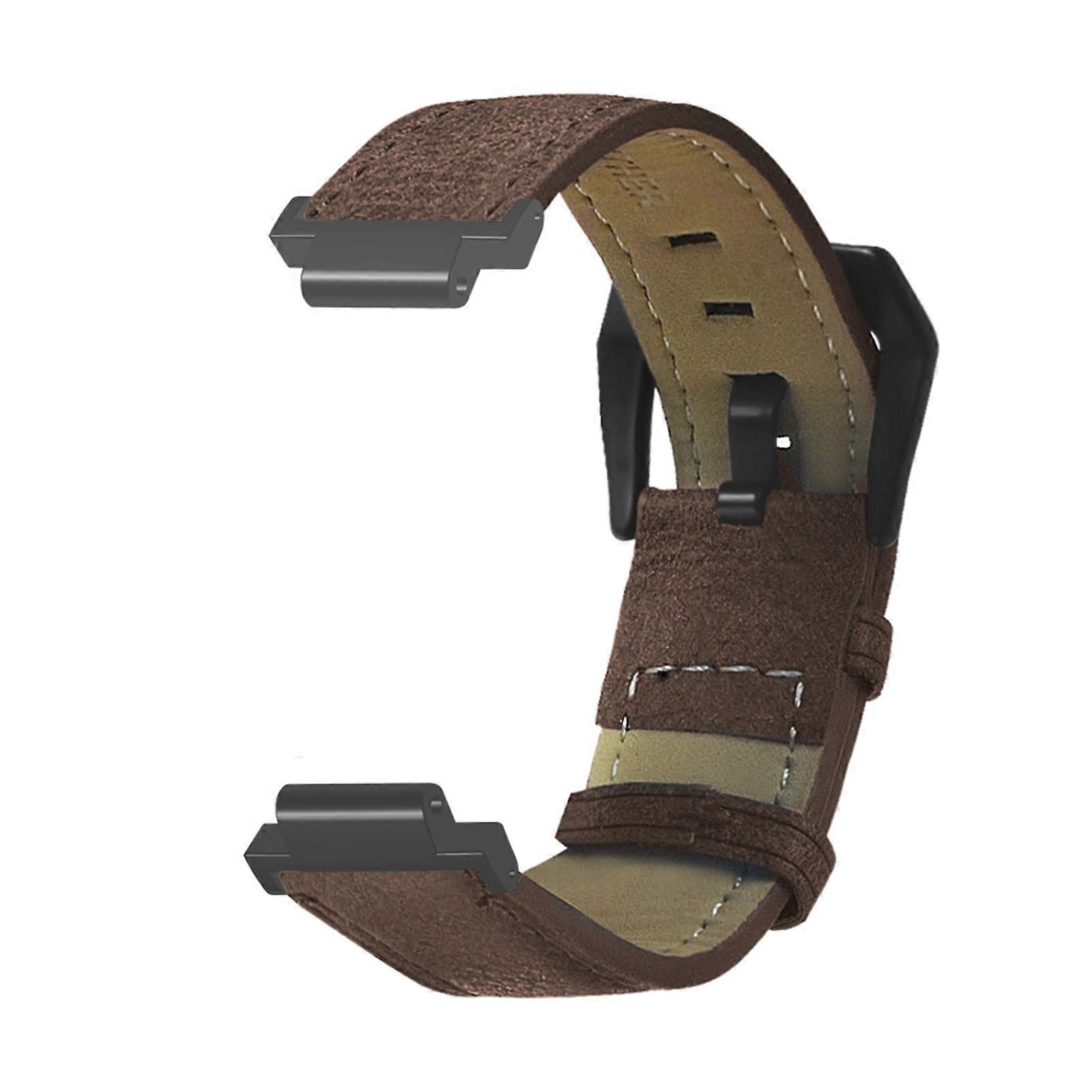 Stainless steel buckle vintage textured strap