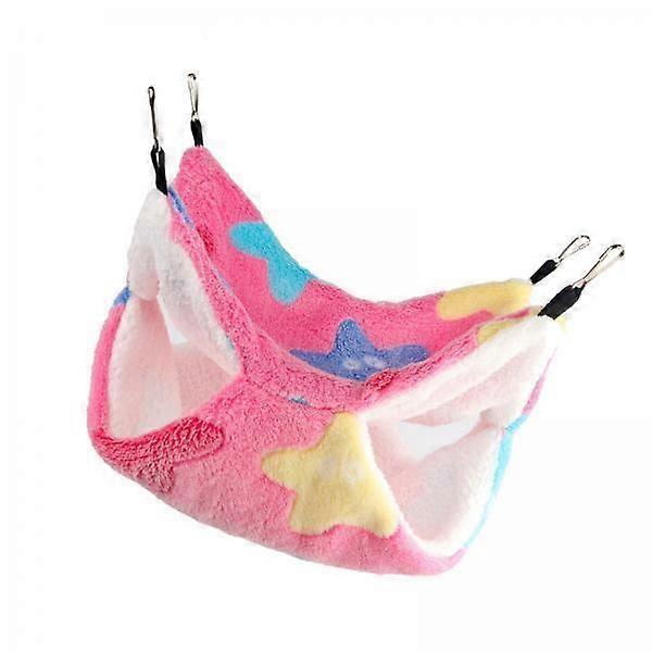 5xHamster Hammock Bed Bedding Double Layer Nest for Small Pet Squirrel Ferret