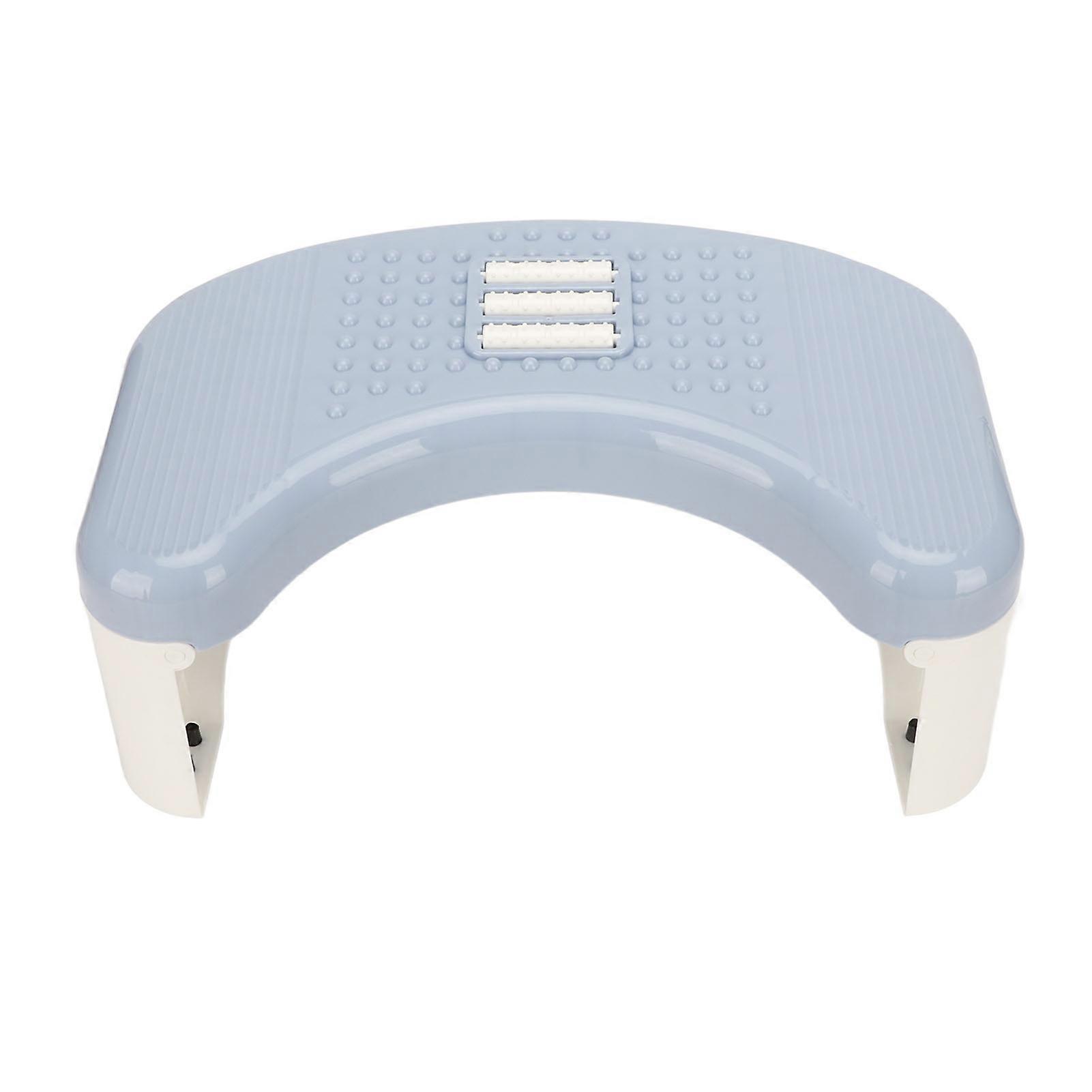 Toilet Stool Foldable Curve U Design Antislip Portable Easy Storage Poop Stool for Batchroom