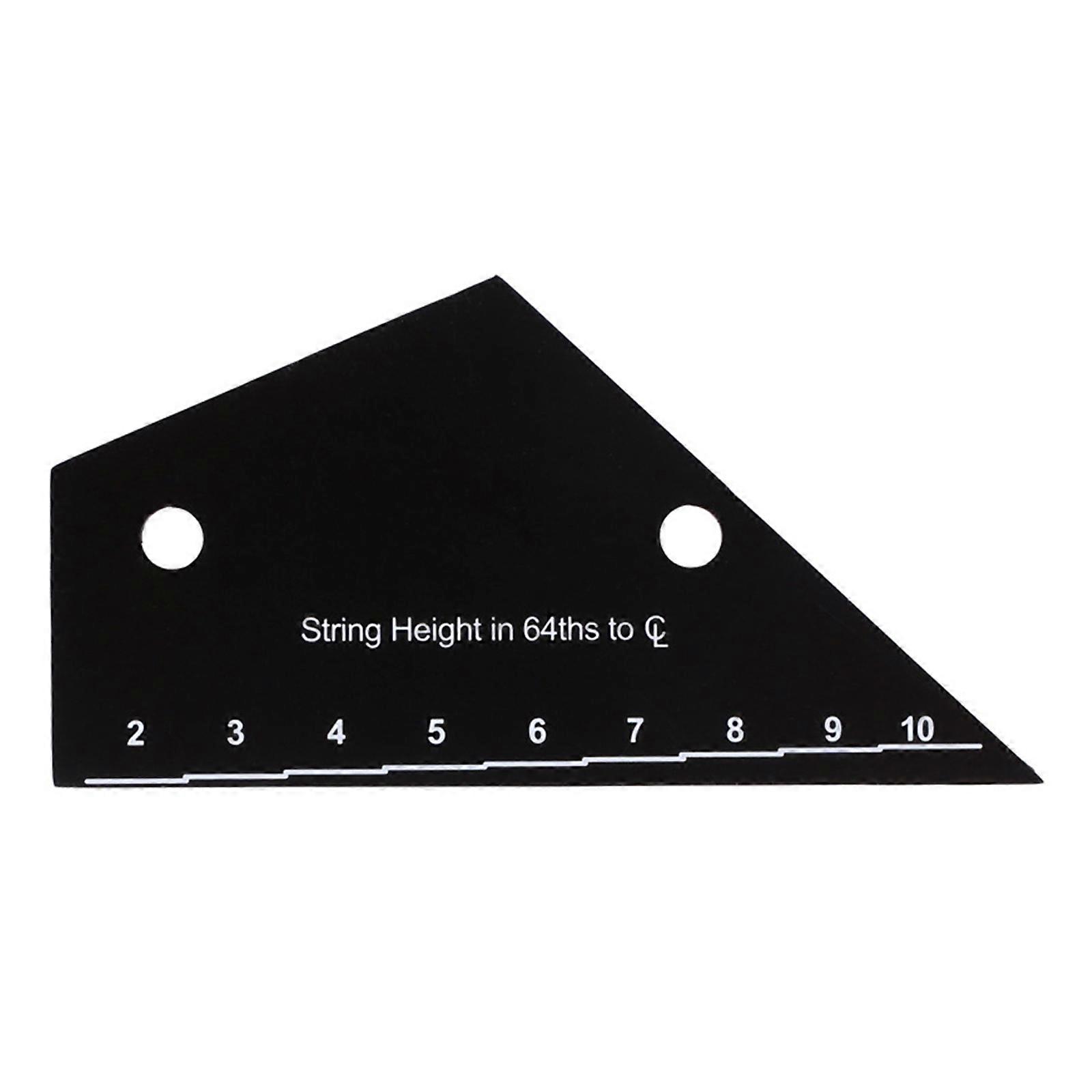 Guitar Fret Leveling Guide Highly Precisions Guitar Luthier Tool Guitar String Action Gauges String Height Ruler